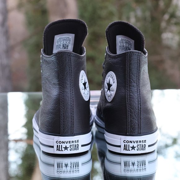 Converse Chuck Taylor All Star Tumbled Leather High Men’s Size 10 - Picture 10 of 13